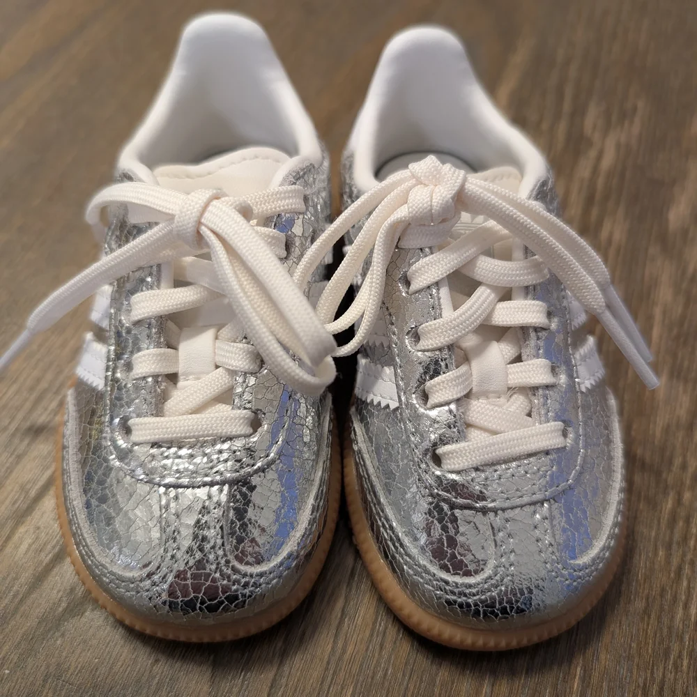 Adidas Samba Kids Silver Sneakers - Picture 2 of 5